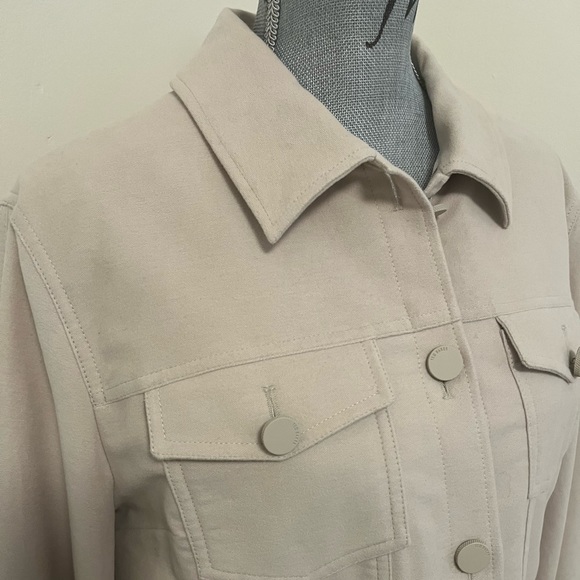 Ted Baker Light Brown Sofea Cropped Jacket with Balloon Sleeves, Size L - Picture 8 of 16